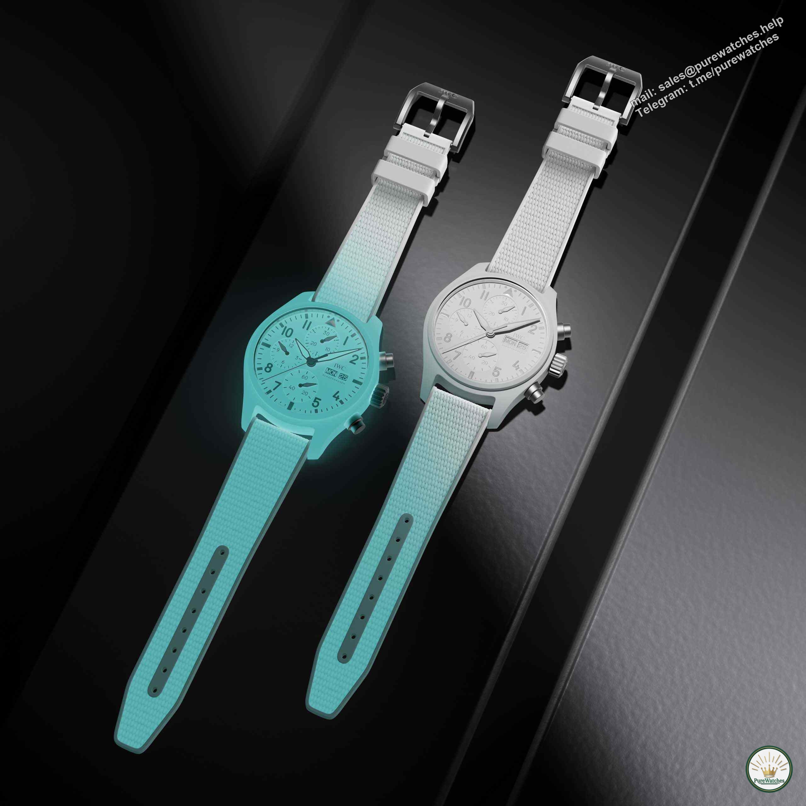 IWC launches revolutionary full-luminous ceramic watch: Ceralume® luminous porcelain technology makes a shocking debut