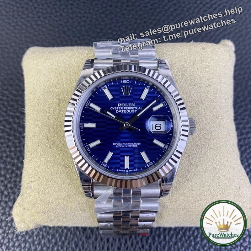 VS Factory Rolex Blue Pit Pattern Log Reproduction: Authentic Details, Hard to Tell the Authenticity!