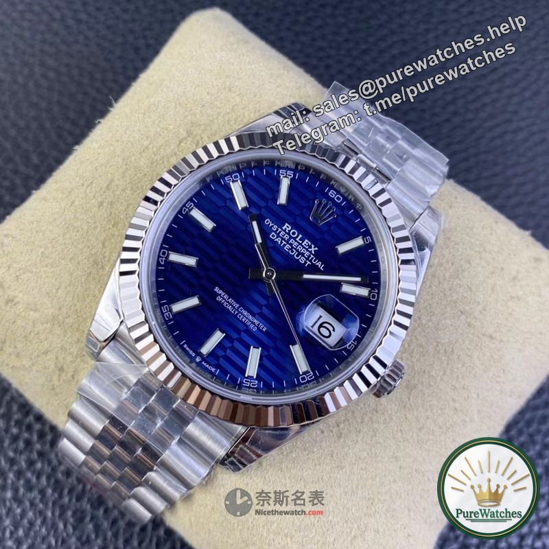 VS Factory Rolex Blue Pit Pattern Log Reproduction: Authentic Details, Hard to Tell the Authenticity!