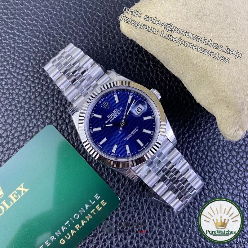 VS Factory Rolex Blue Pit Pattern Log Reproduction: Authentic Details, Hard to Tell the Authenticity!