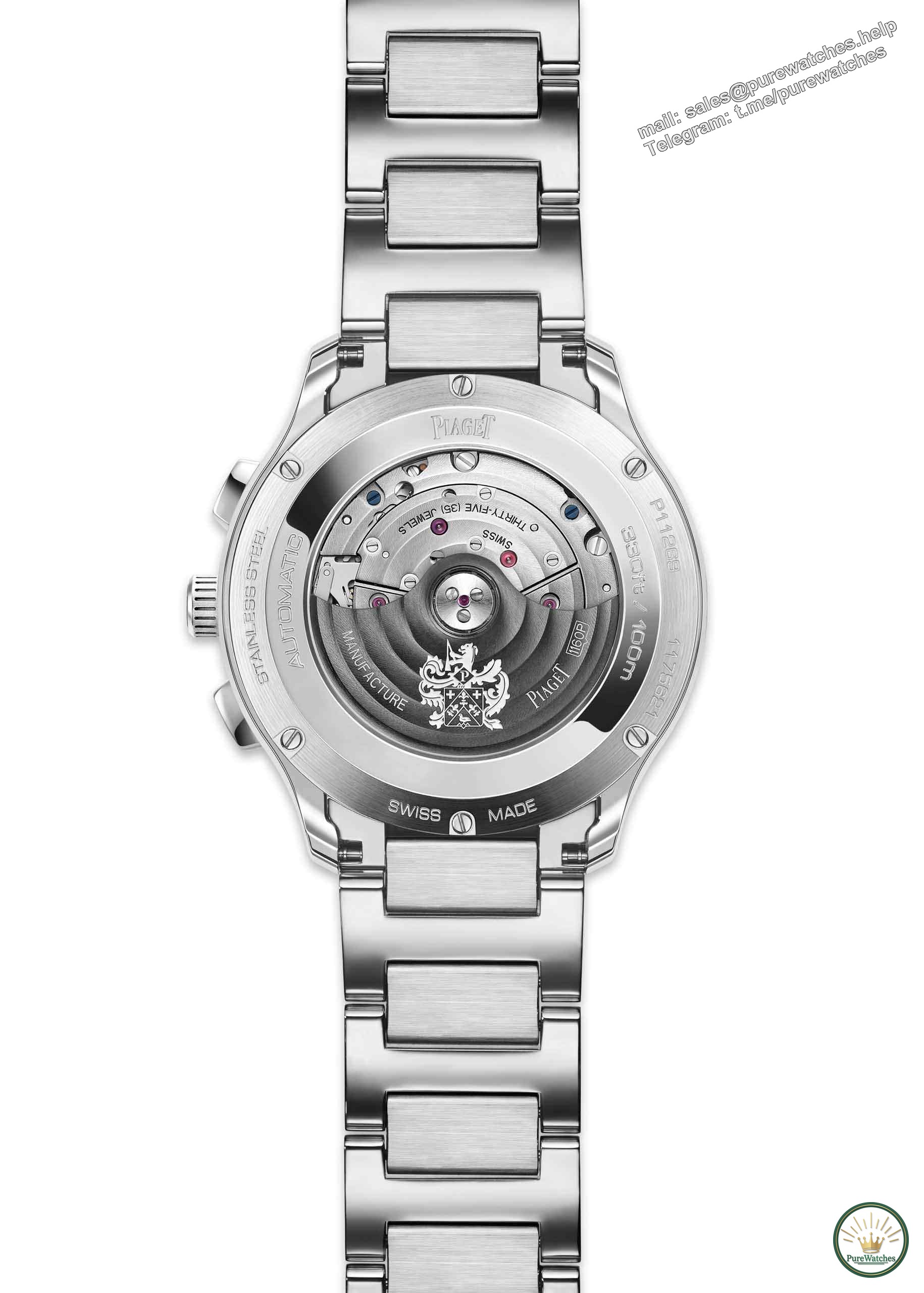 Stunning appearance! The new Piaget Polo series chronograph has a new green look, interpreting elegance and uninhibitedness