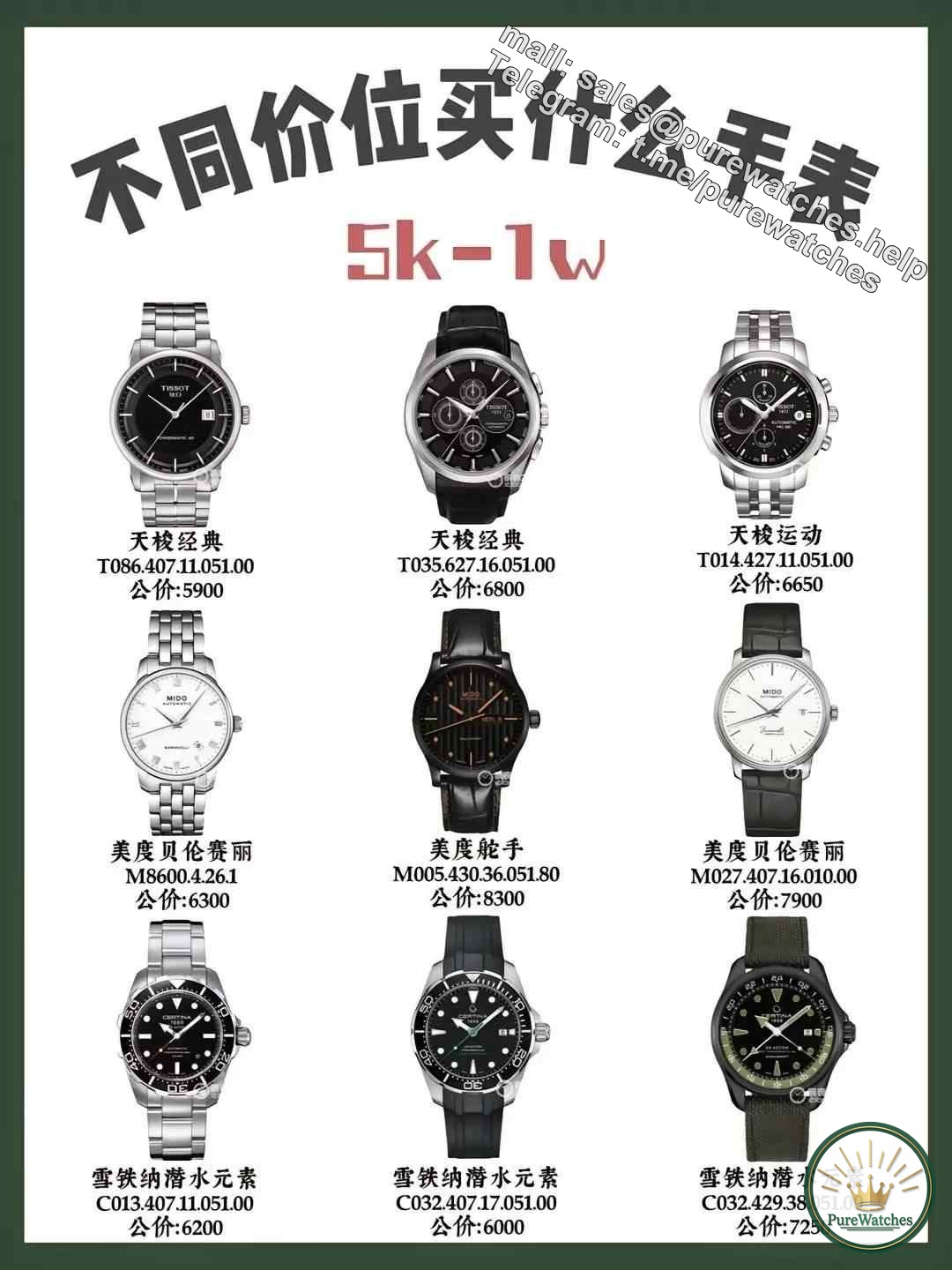 Revealing the seven grades of watches: from a thousand yuan to a million, your best choice is here!