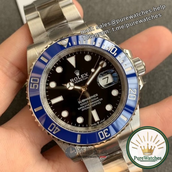 How is the VS Factory Rolex Submariner Blue Submariner 41mm doing? Is the travel time accurate? (Identification of authenticity)