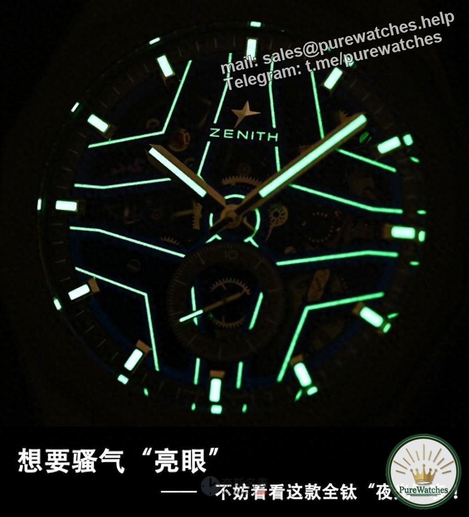 How to choose a watch that is sexy and eye-catching? Why not take a look at this all-titanium “luminous” watch!
