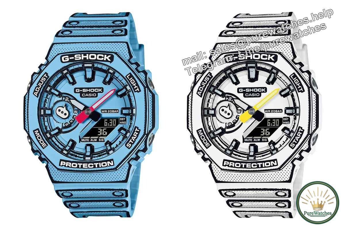 Shock is coming! Casio G-SHOCK GA-2100MNG makes a passionate debut, with comic elements igniting the trend!
