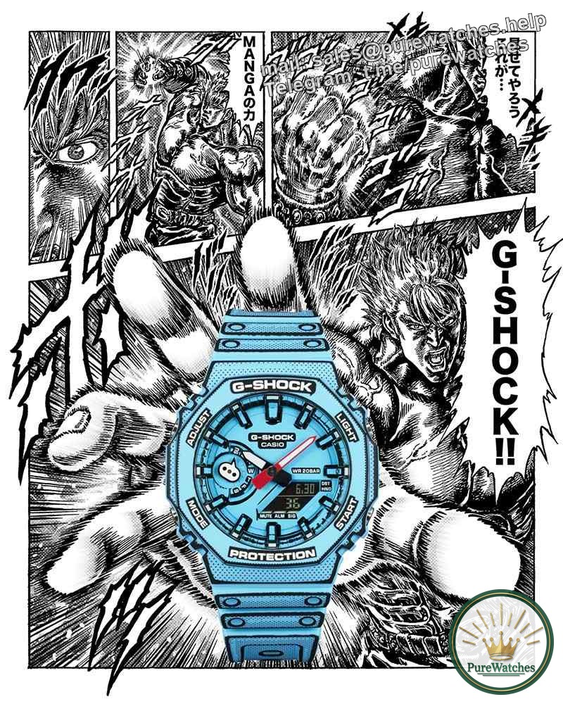 Shock is coming! Casio G-SHOCK GA-2100MNG makes a passionate debut, with comic elements igniting the trend!