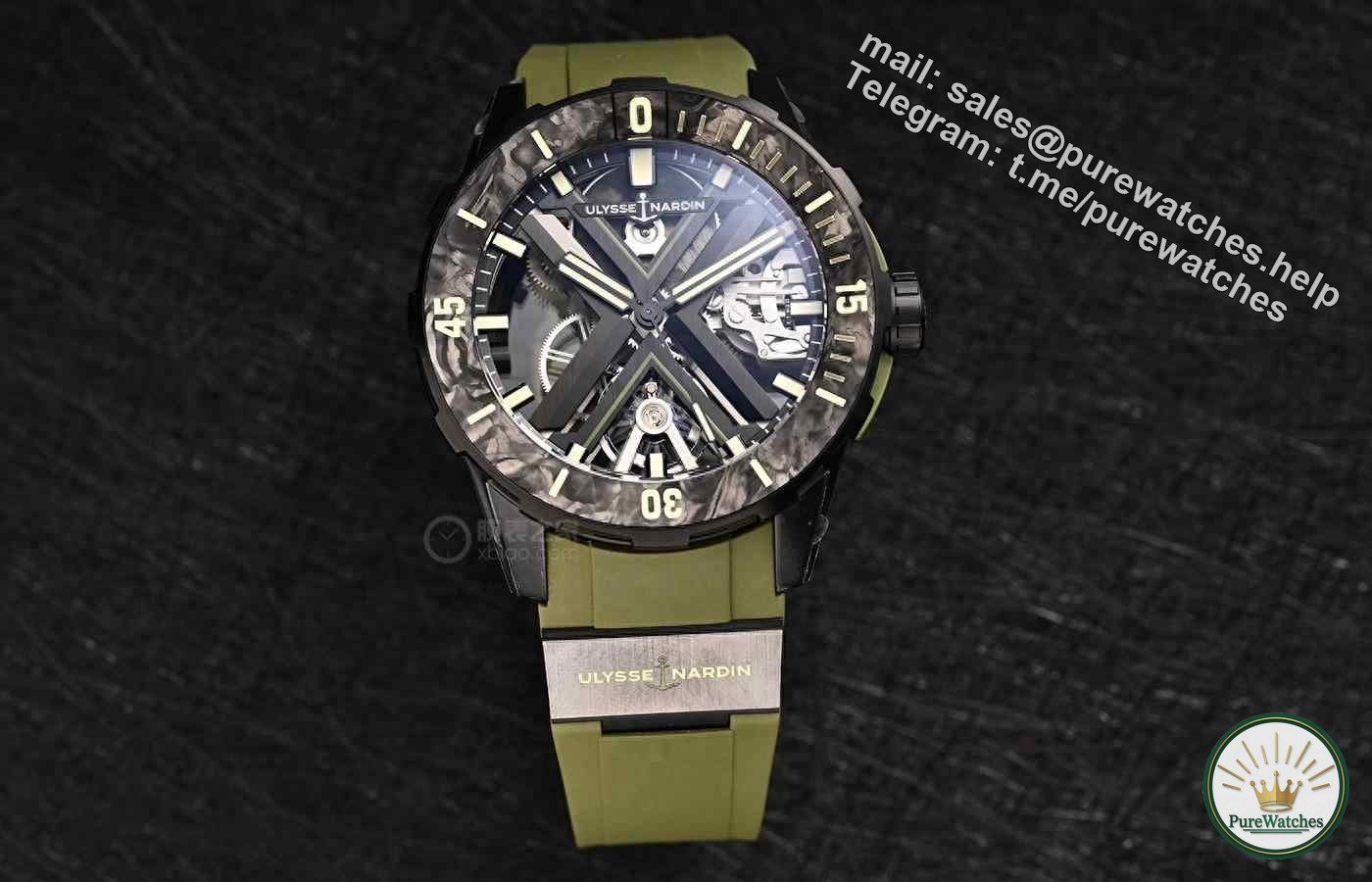 Shock is coming! Ulysse Nardin DIVER Skeleton Diving Watch OPS model, public price 206,300 yuan