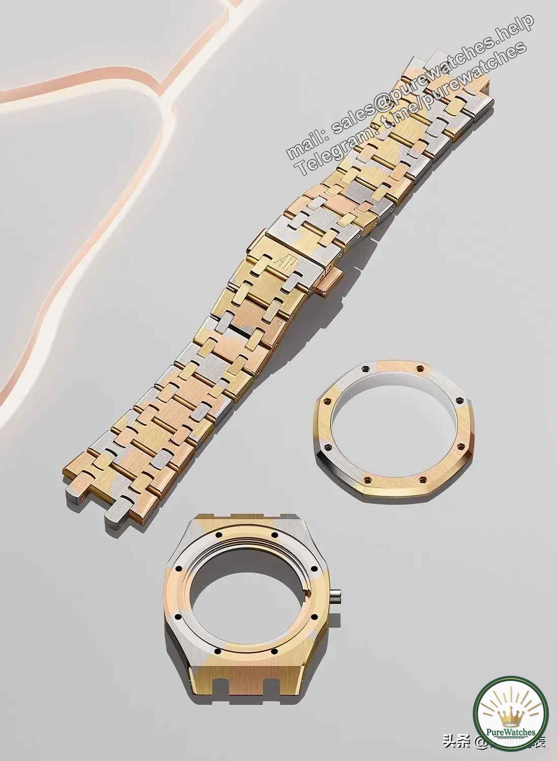 Uncover the secret of Audemars Piguet’s innovation: the mixture of camouflage alloy and three-color precious metals subverts the traditional watchmaking process!