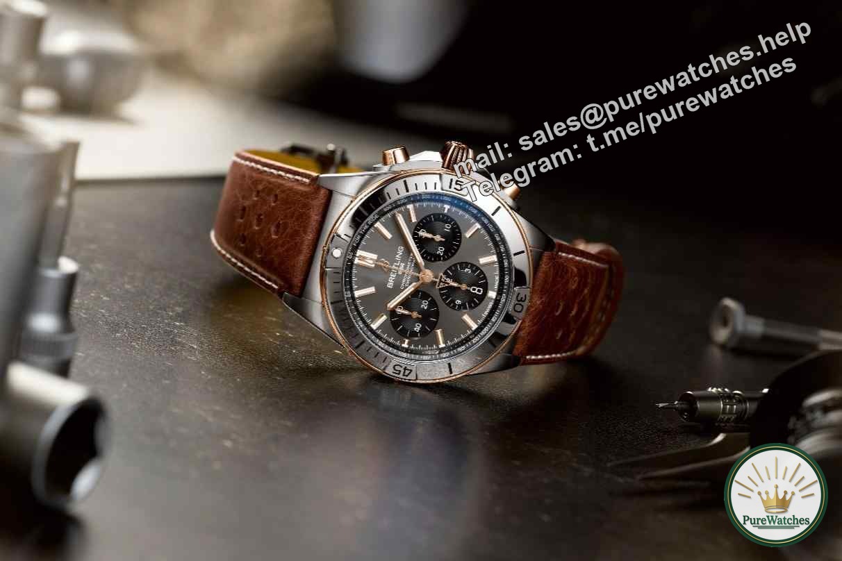 A joint venture between Breitling and Triumph Motorcycles, the mechanical chronograph series B01 is an exclusive watch for motorcycle owners.