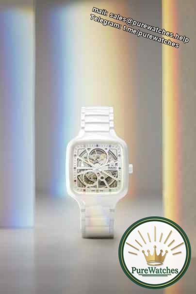 The new True Square series “Colorful Colorful Treasure” mechanical watch, public price 25,600