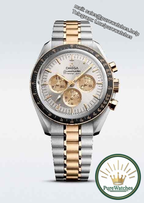 Omega’s new Speedmaster Moonwatch gold model makes its debut