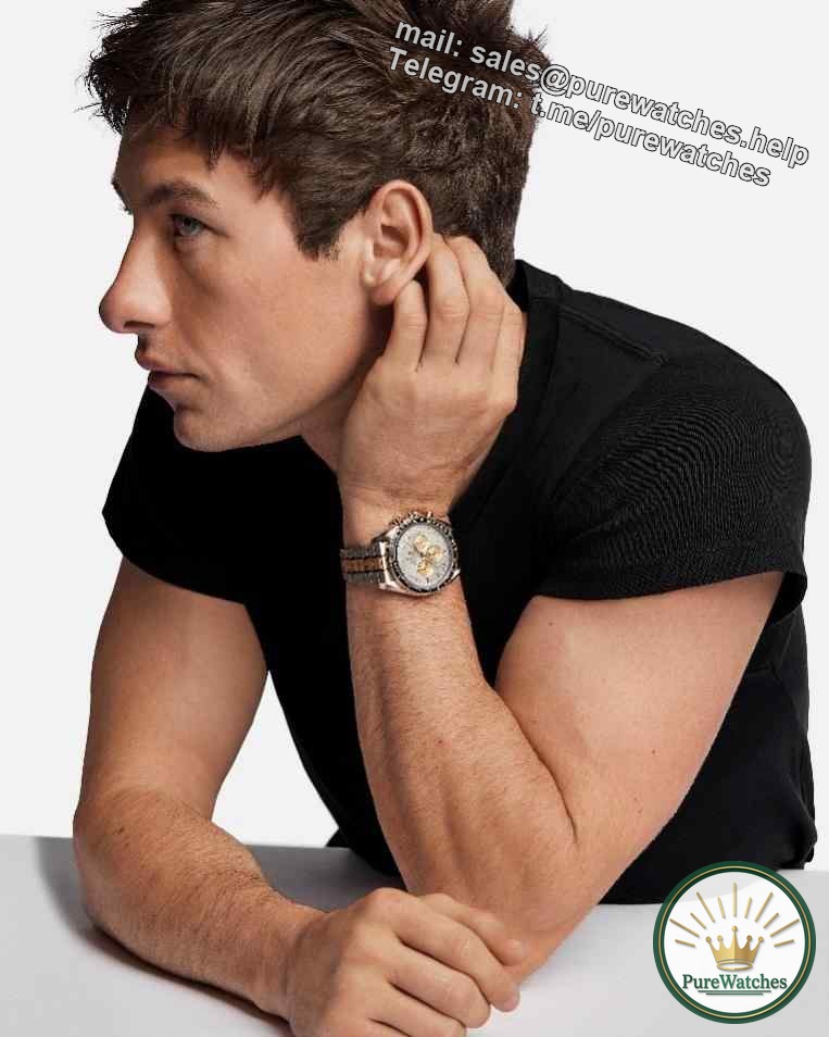 Omega’s new Speedmaster Moonwatch gold model makes its debut
