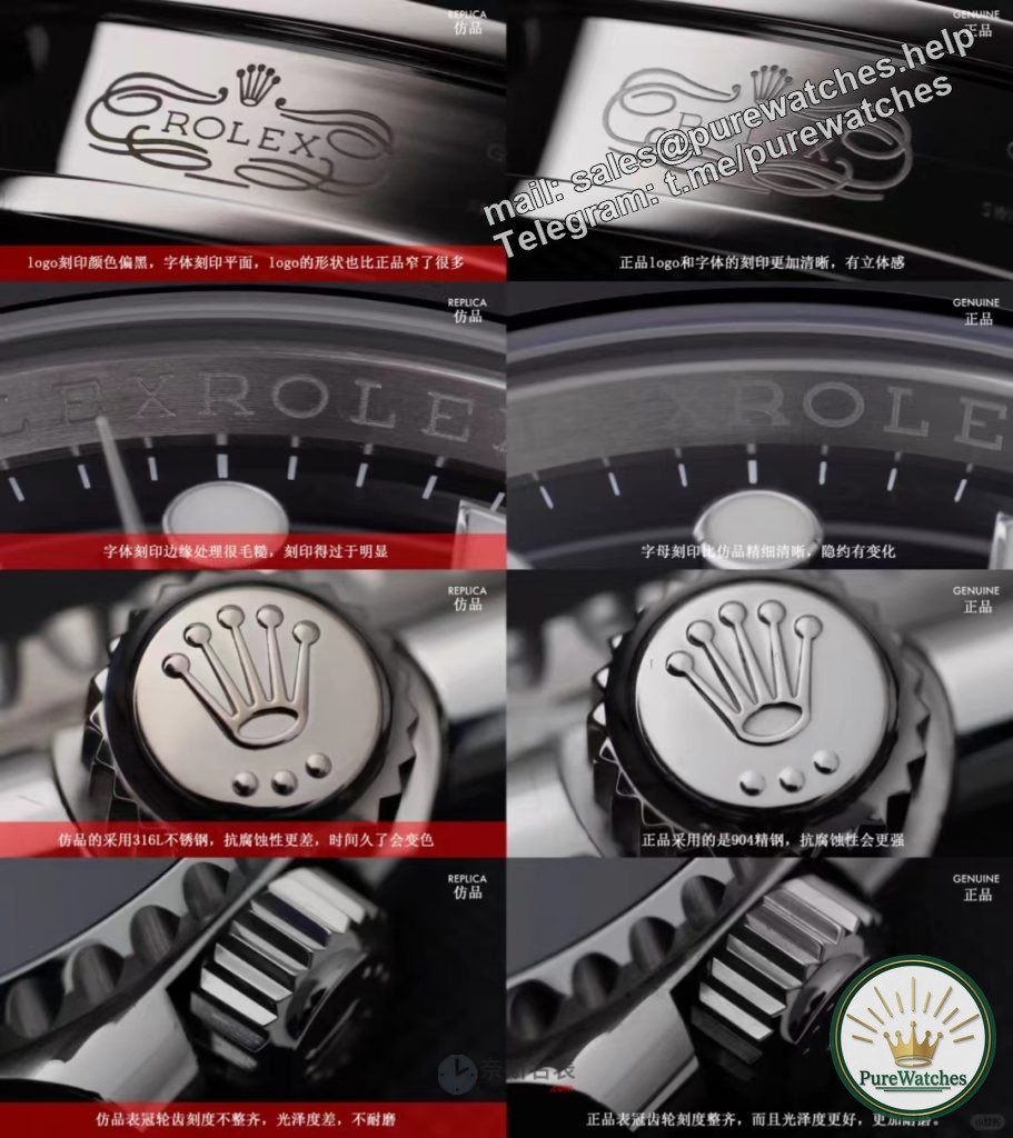 A dad-level comparison of the real and fake Rolex Blackwater Ghost (new) teaches you how to quickly identify the real and fake Rolex Blackwater Ghost at a glance