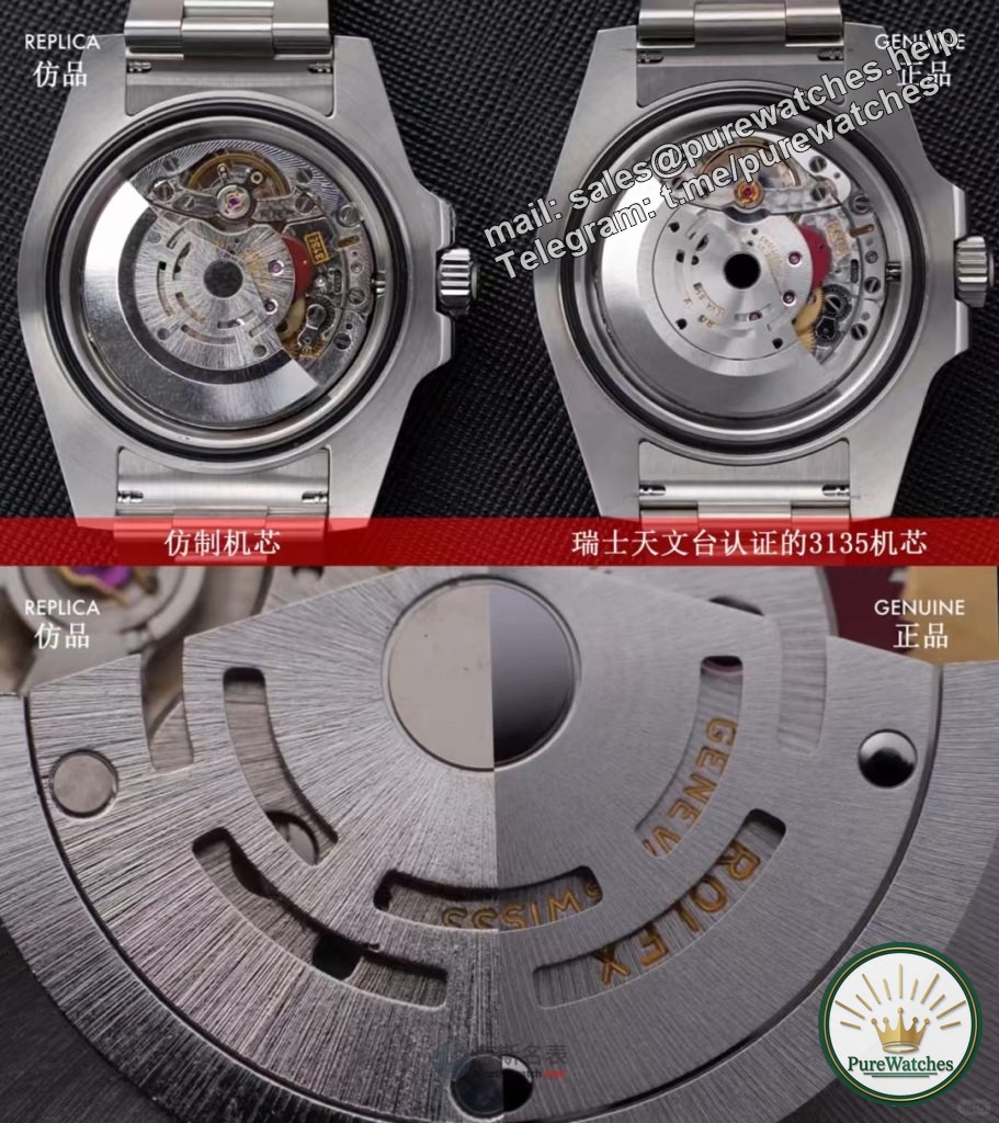 A dad-level comparison of the real and fake Rolex Blackwater Ghost (new) teaches you how to quickly identify the real and fake Rolex Blackwater Ghost at a glance