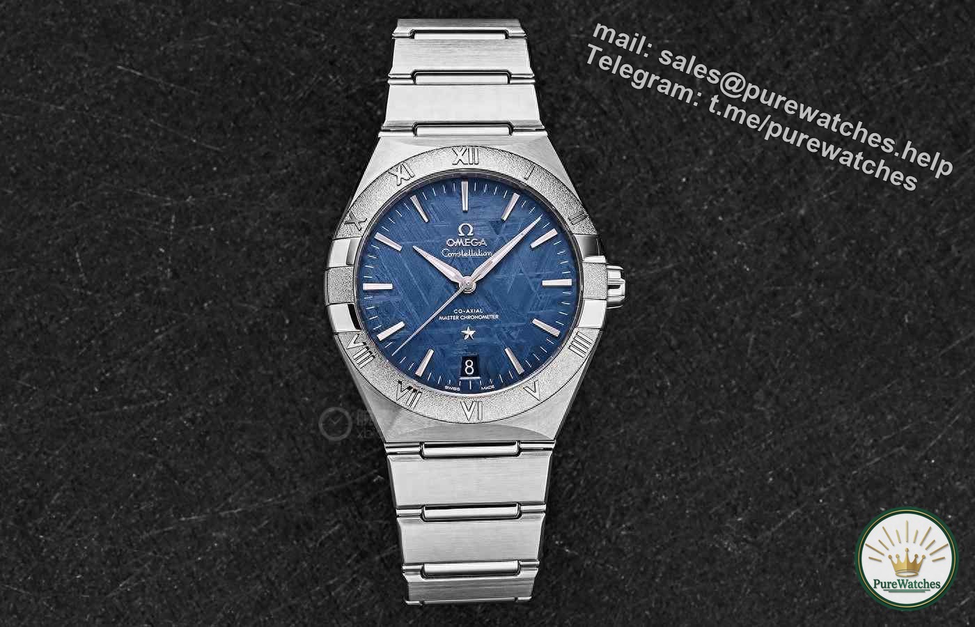 2024 Omega Constellation new meteorite dial, public price 75,800 yuan
