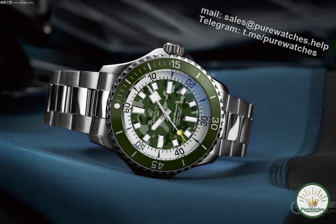 Breitling’s new Super Ocean Automatic 46 Super Diver’s Watch, 1000 meters waterproof, starting from 42,800 yuan