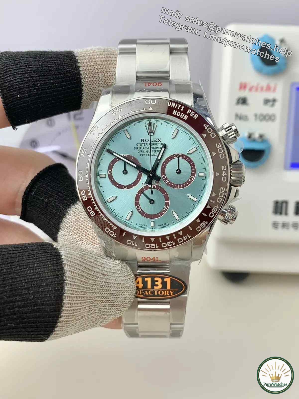 Is the new QF Factory Rolex “Ice Landi” 126506 watch worth buying? Will it look fake at first glance?