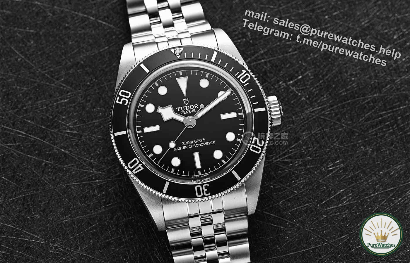 Tudor launches new monochrome Black Bay watch (comparison between Tudor monochrome Black Bay watch and Rolex)
