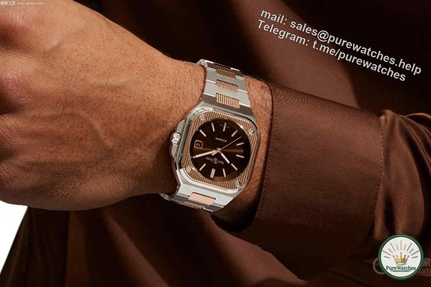 Bell & Ross BR 05 Artline gold limited edition watch, limited to 99 pieces, with a public price of 100,000 yuan