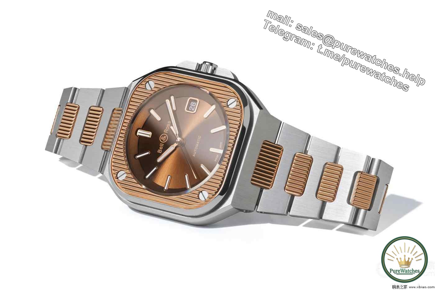 Bell & Ross BR 05 Artline gold limited edition watch, limited to 99 pieces, with a public price of 100,000 yuan