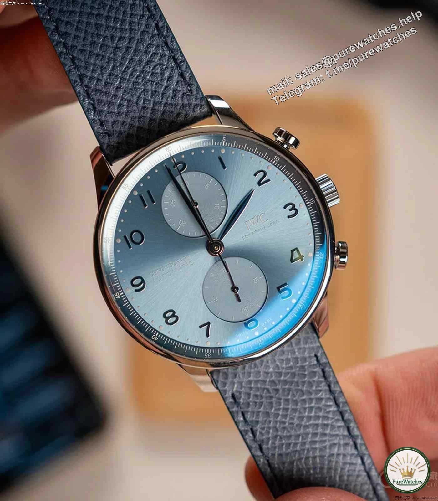 Which one of IWC’s new “Horizon Blue” Portuguese series does it best? (IWC Ice Blue Portuguese Watch Review)