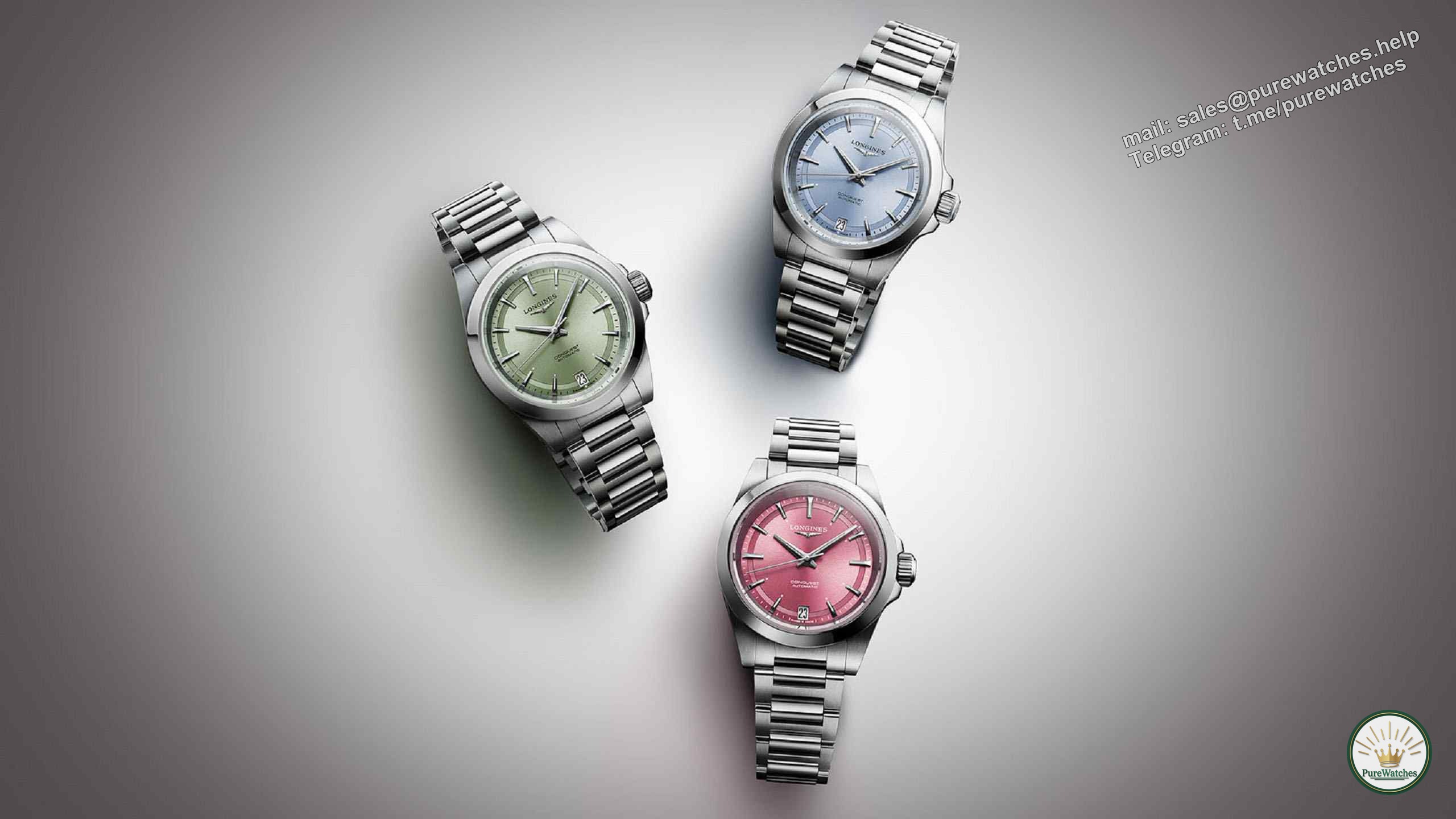 What color does Longines’ new Concas Esports watch look good in? (2024 Longines women’s watch recommendation)