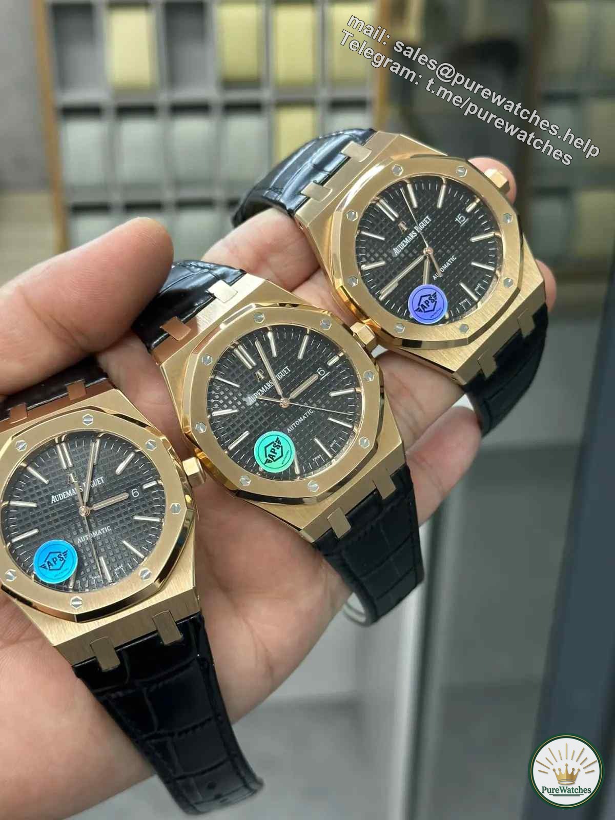 What is the quality of the APS factory Audemars Piguet 15400 counterweight V2 version? Will it be fake at first glance?