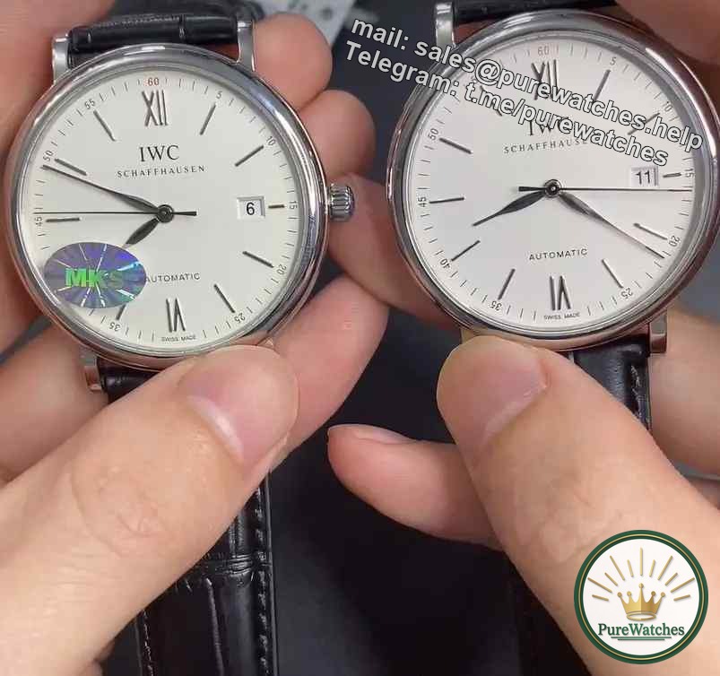 Which factory is closer to the genuine product compared to the IWC Portofino V7 factory and the MKS factory? (Comprehensive, detailed review)