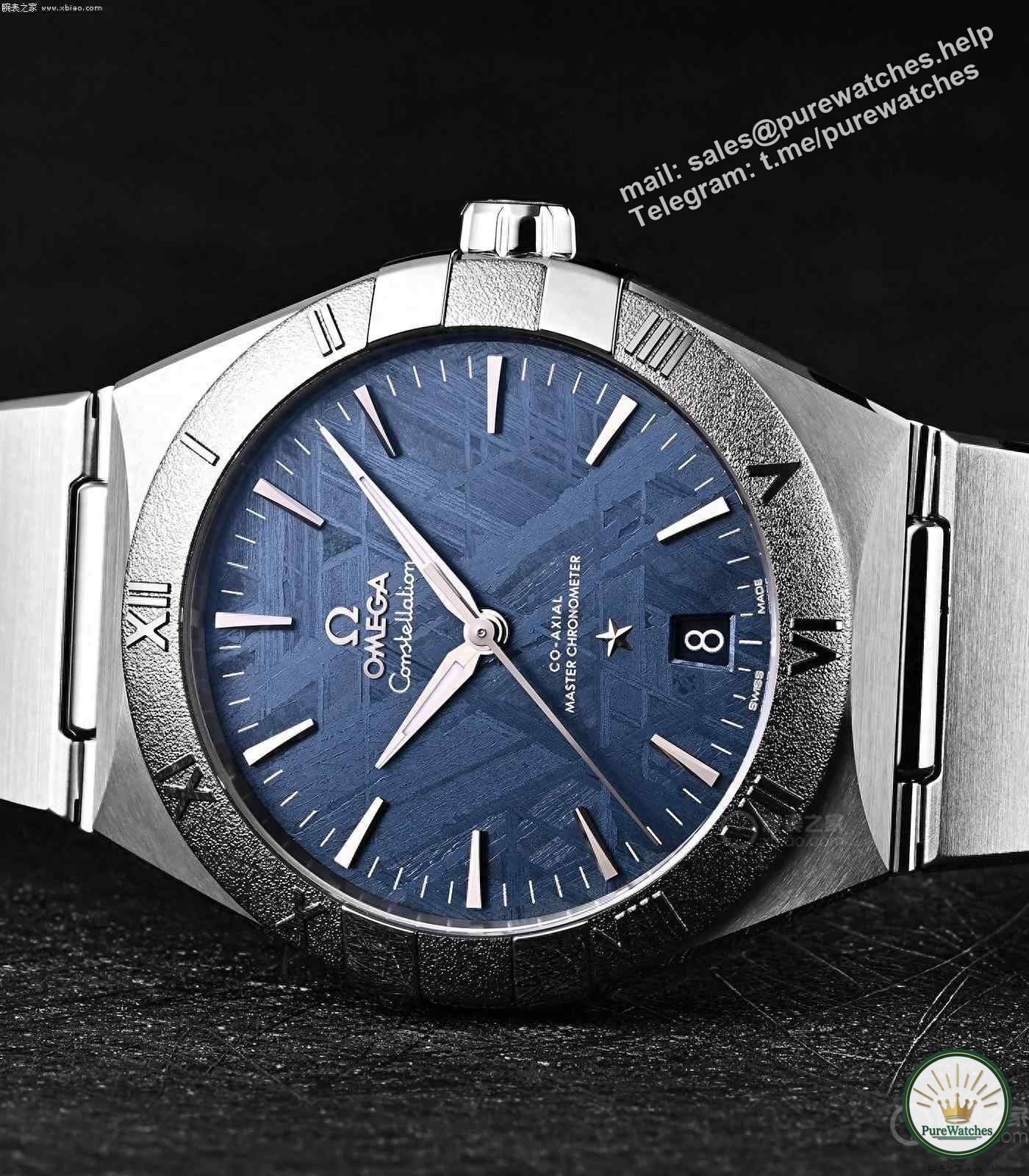 Omega launches new Constellation 8900 “Meteorite Disc” watch, priced at 75,000!