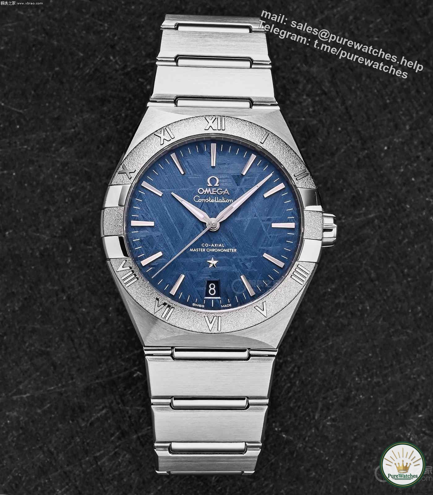 Omega launches new Constellation 8900 “Meteorite Disc” watch, priced at 75,000!