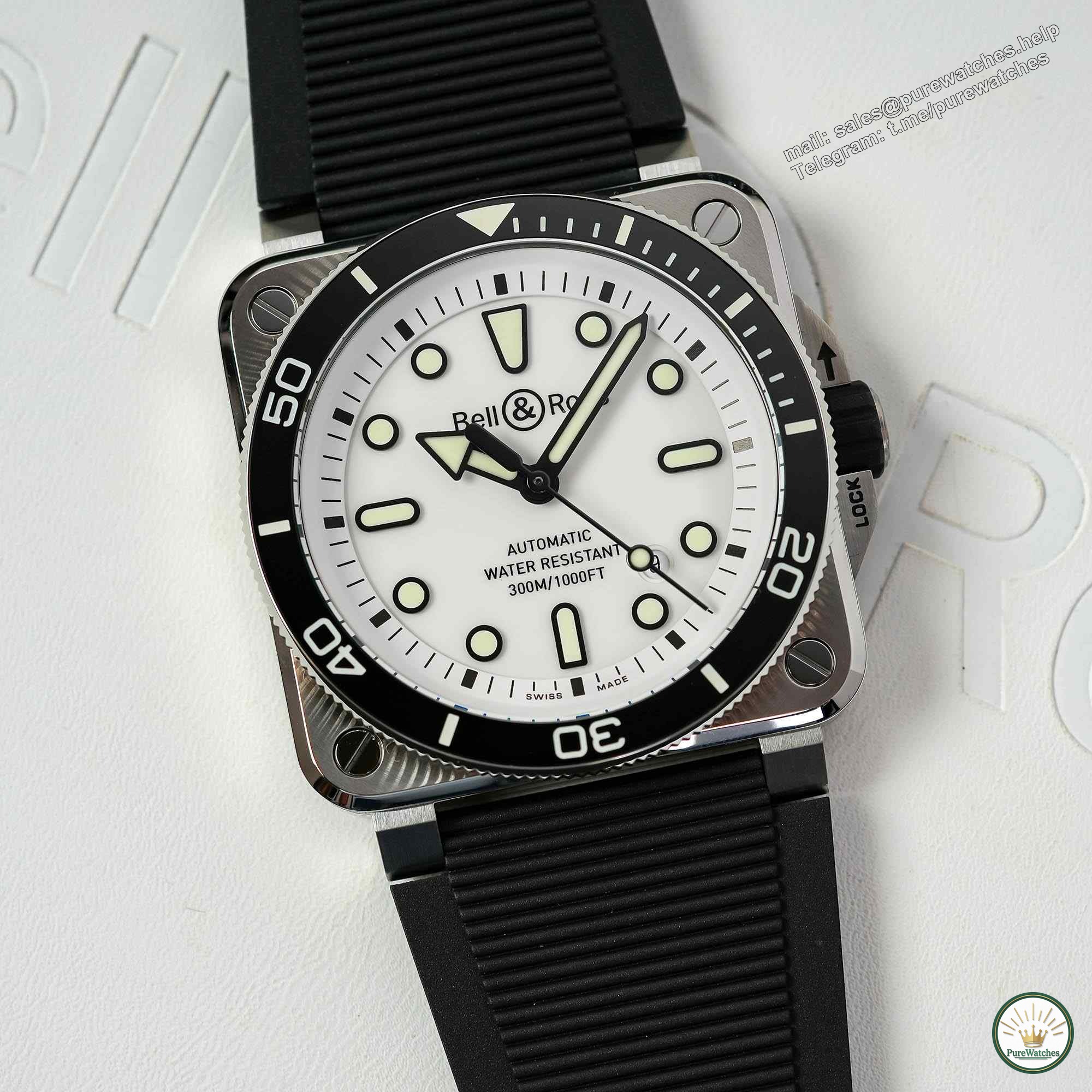Where can I buy the new 2024 Bell & Ross BR 03 Diver watch? How much does a full luminous dial cost?