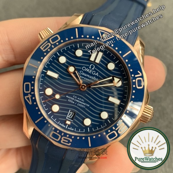 Is the VS factory Omega Seamaster 300m blue dial gold replica watch worth buying? (Guide to avoid pitfalls in replica watches)