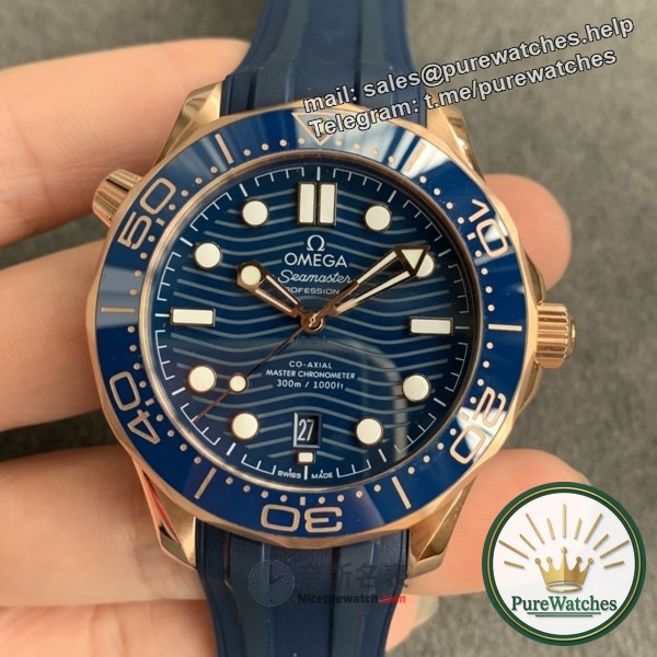 Is the VS factory Omega Seamaster 300m blue dial gold replica watch worth buying? (Guide to avoid pitfalls in replica watches)