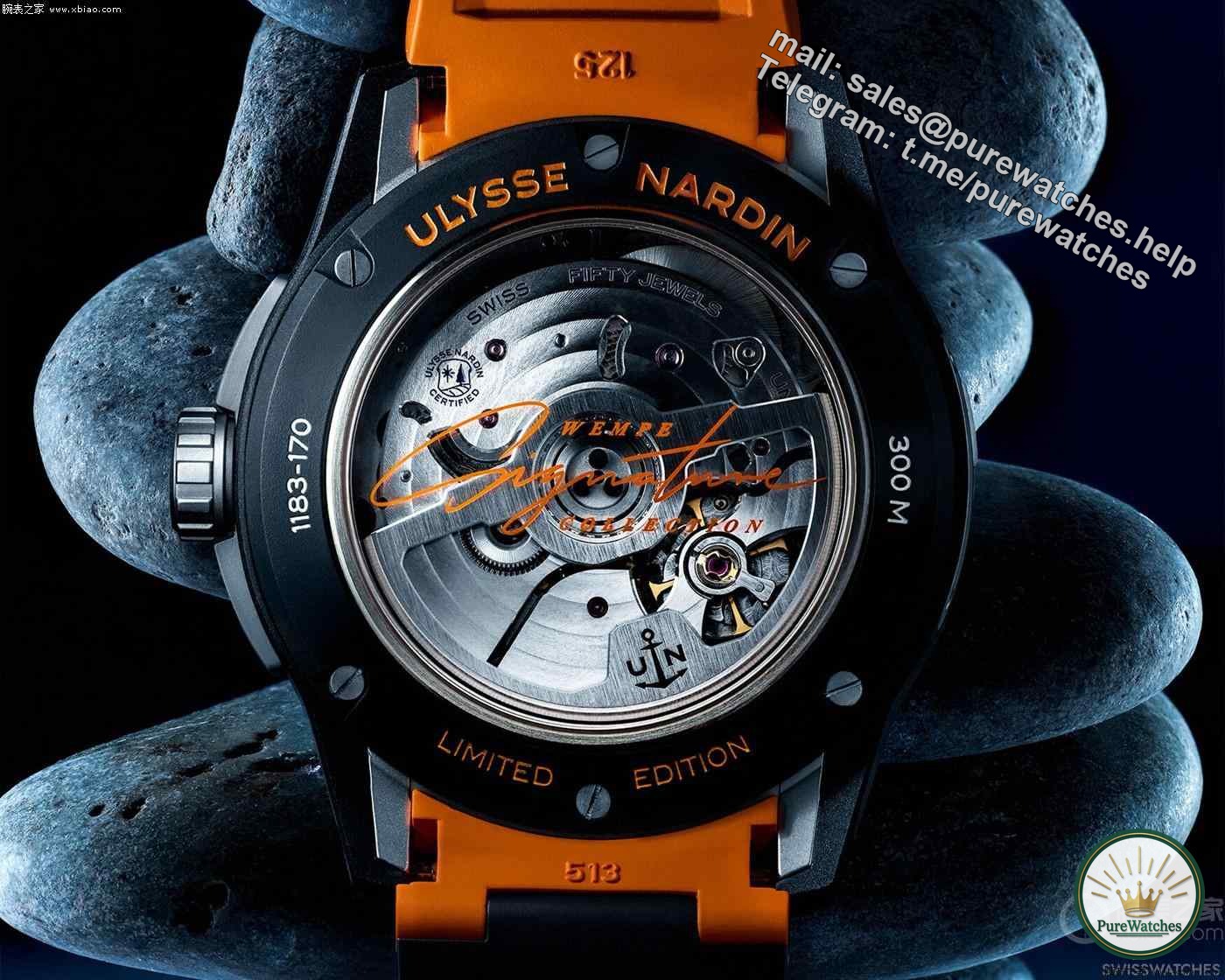 Ulysse Nardin Diver NET Signature Collection limited edition review, public price 120,000 yuan