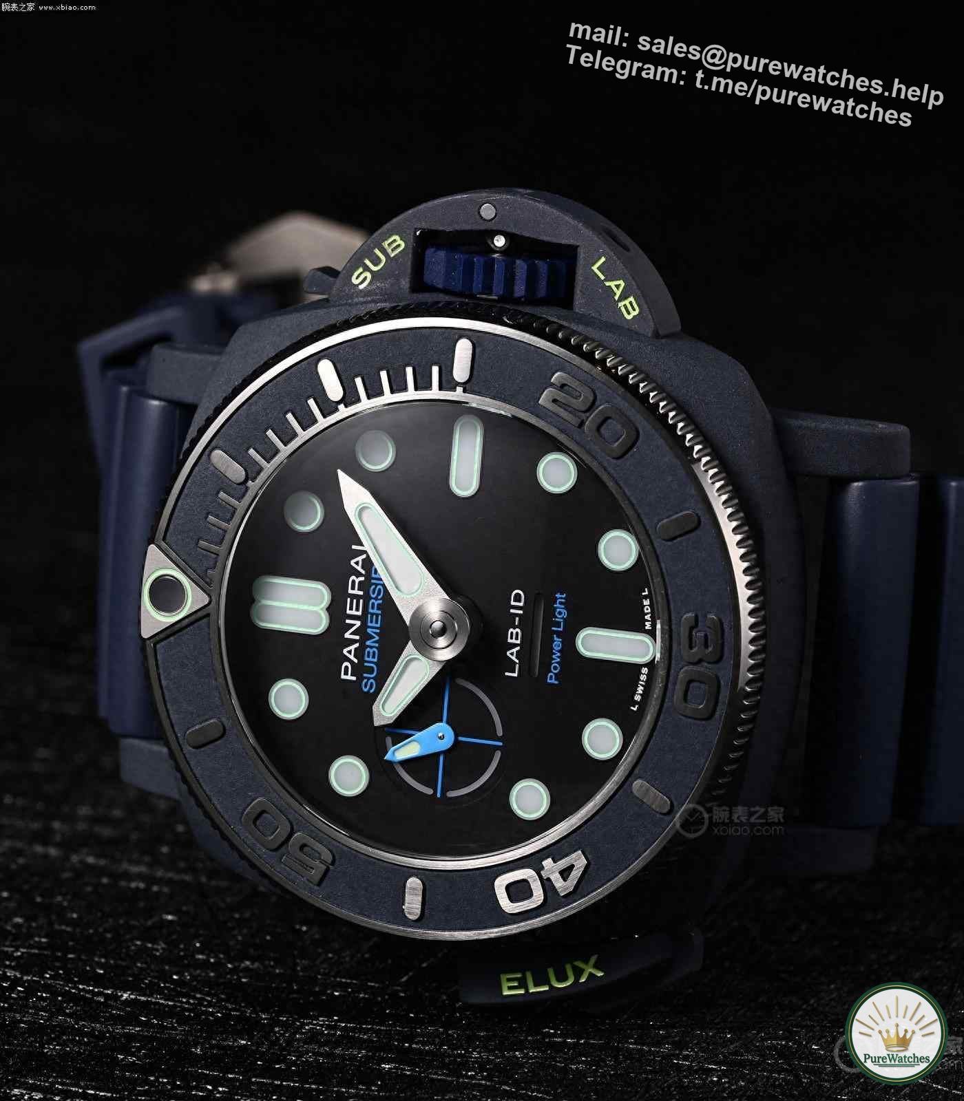 Panerai PAM1800 mechanical power generation 30-minute luminous diving watch, public price 799,200 yuan