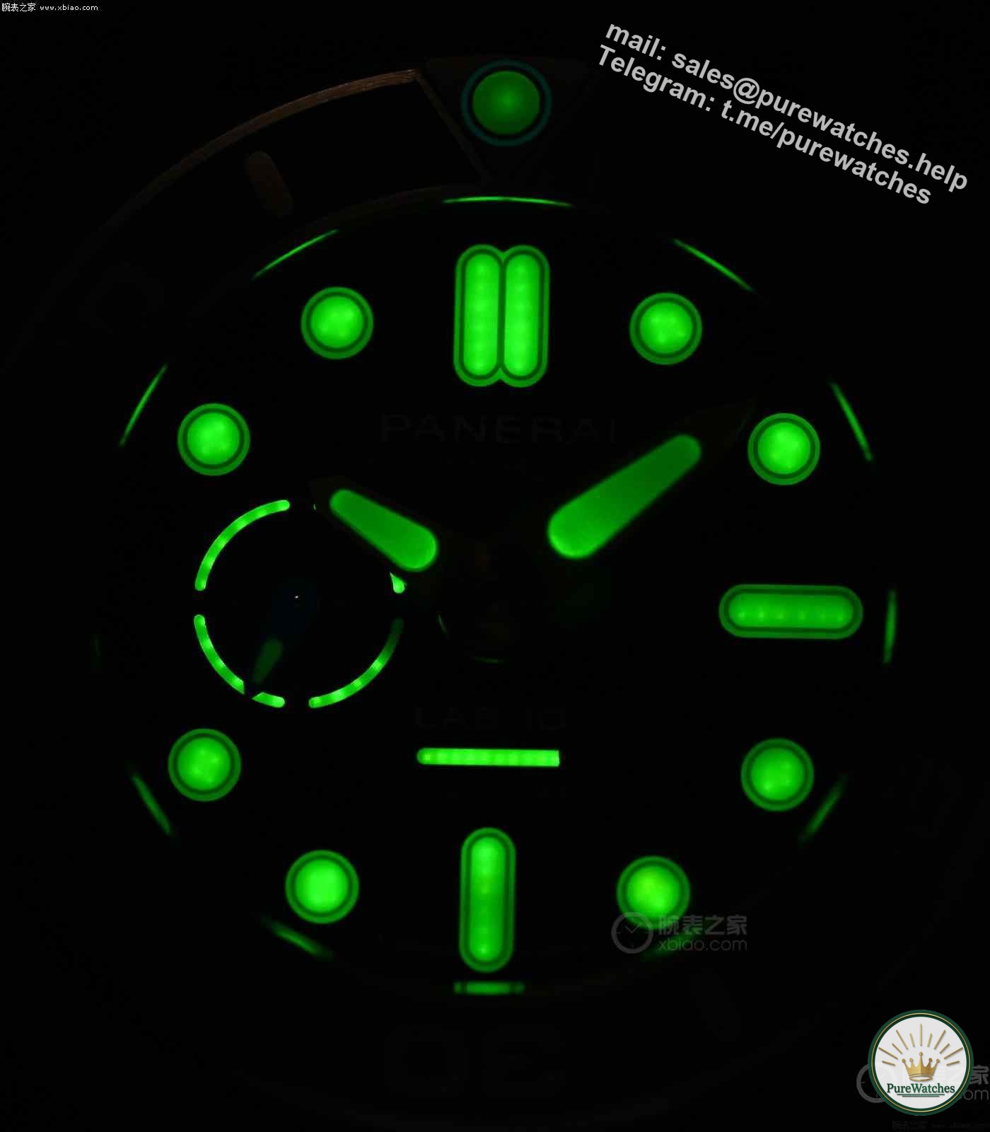 Panerai PAM1800 mechanical power generation 30-minute luminous diving watch, public price 799,200 yuan