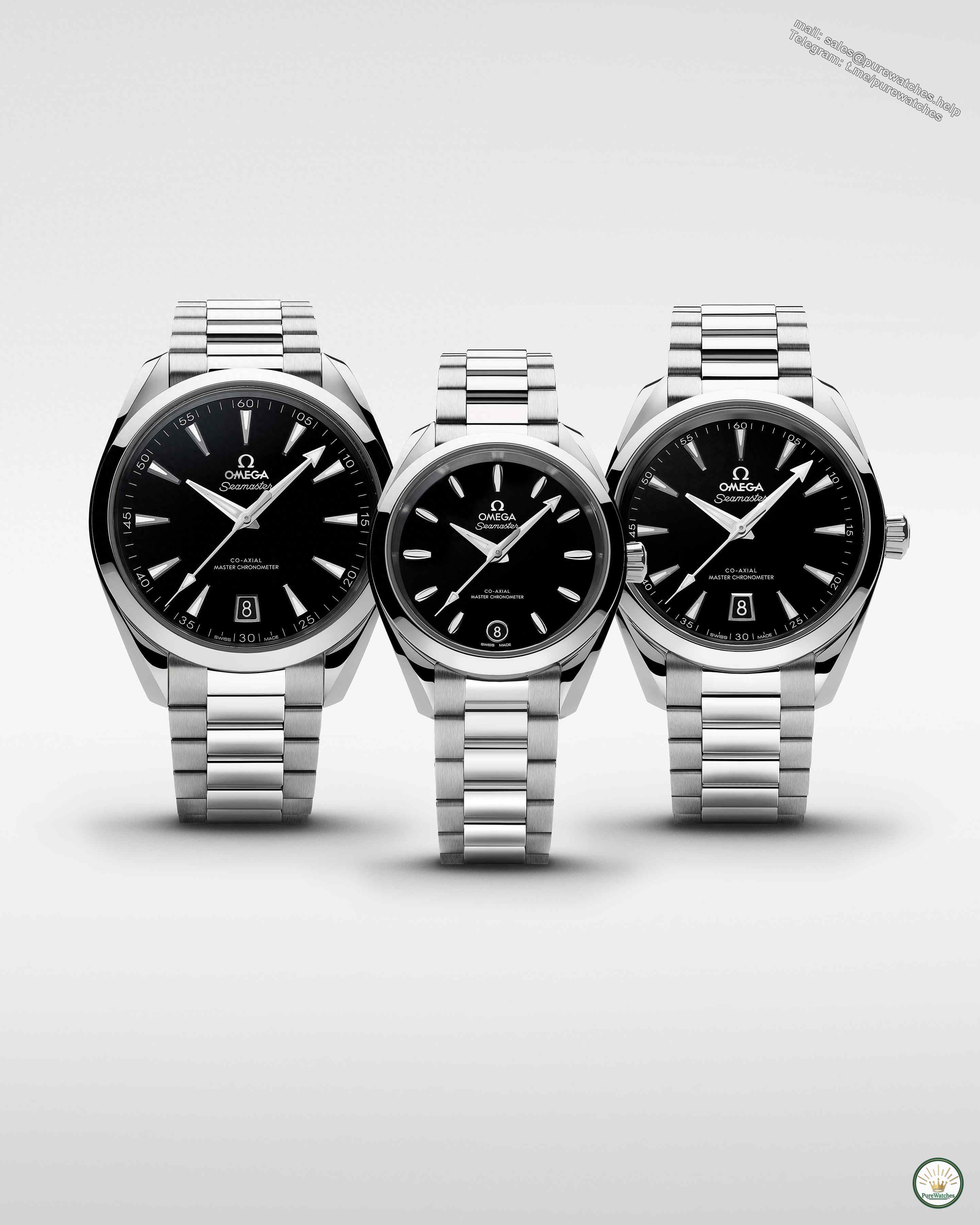Omega Seamaster Aqua Terra watch black version released in three sizes