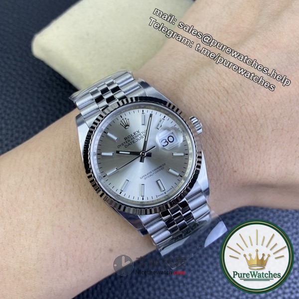 Appreciation of the quality of Clean Factory 36 logs? Silver surface 3235 movement is coming
