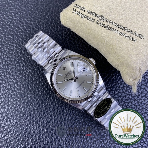 Appreciation of the quality of Clean Factory 36 logs? Silver surface 3235 movement is coming