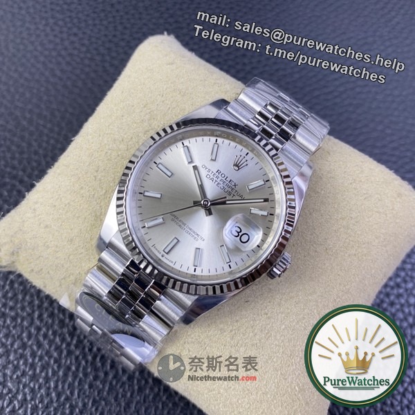 Appreciation of the quality of Clean Factory 36 logs? Silver surface 3235 movement is coming
