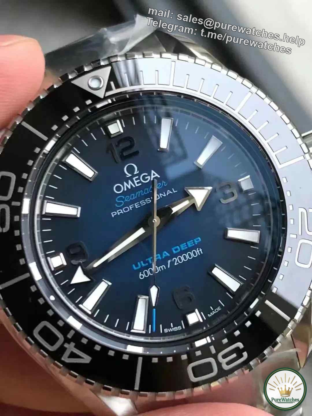 In-depth review of the VS factory Omega Planet Ocean 6000m Neptune replica watch. Is it worth buying?