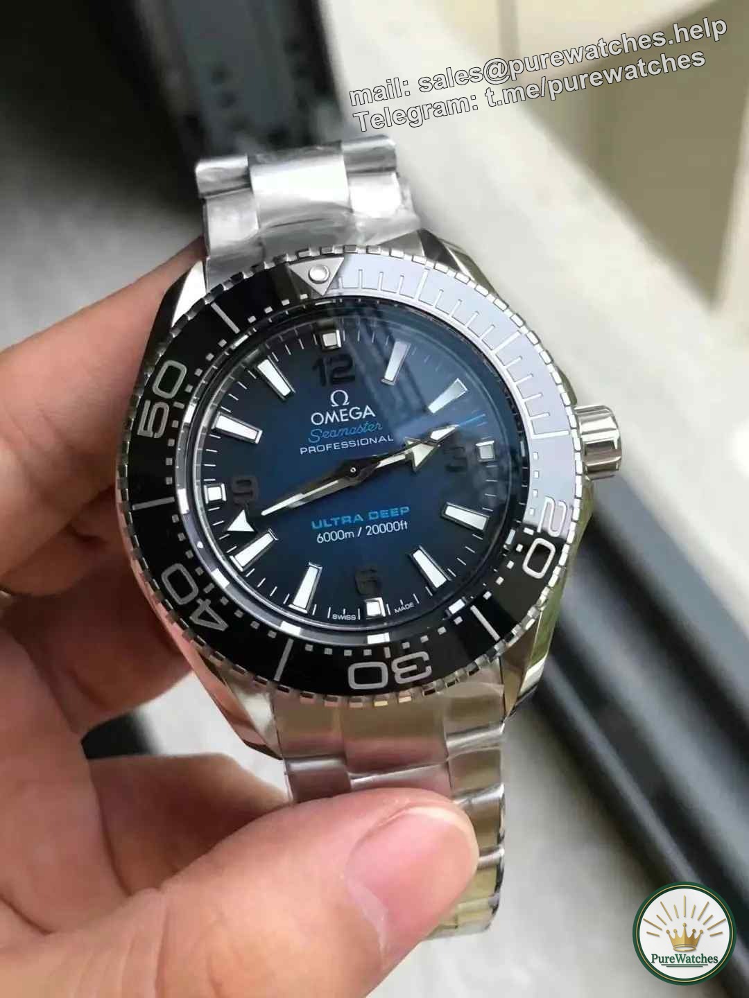 In-depth review of the VS factory Omega Planet Ocean 6000m Neptune replica watch. Is it worth buying?