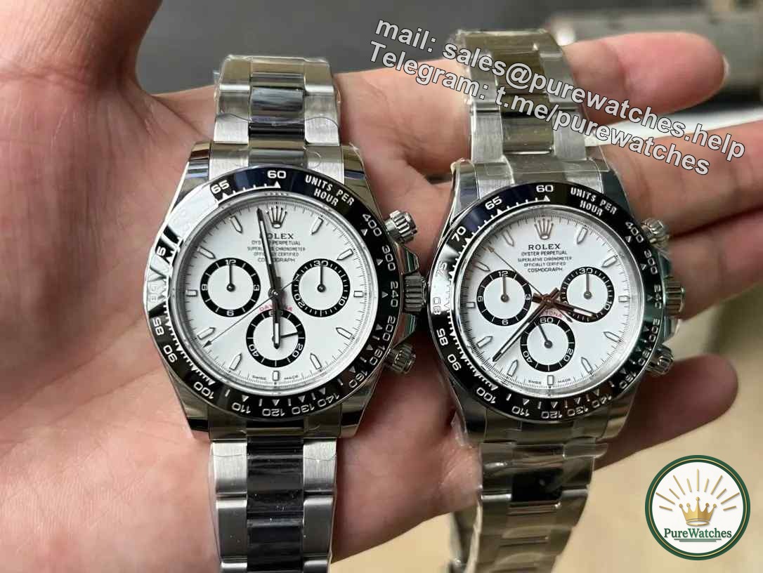 In-depth evaluation of the authenticity of Factory C Rolex Panda Di 4131 movement replica watch. How much is the difference between it and the genuine product?