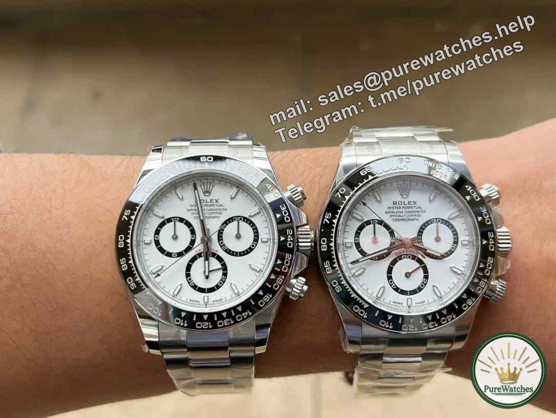 In-depth evaluation of the authenticity of Factory C Rolex Panda Di 4131 movement replica watch. How much is the difference between it and the genuine product?