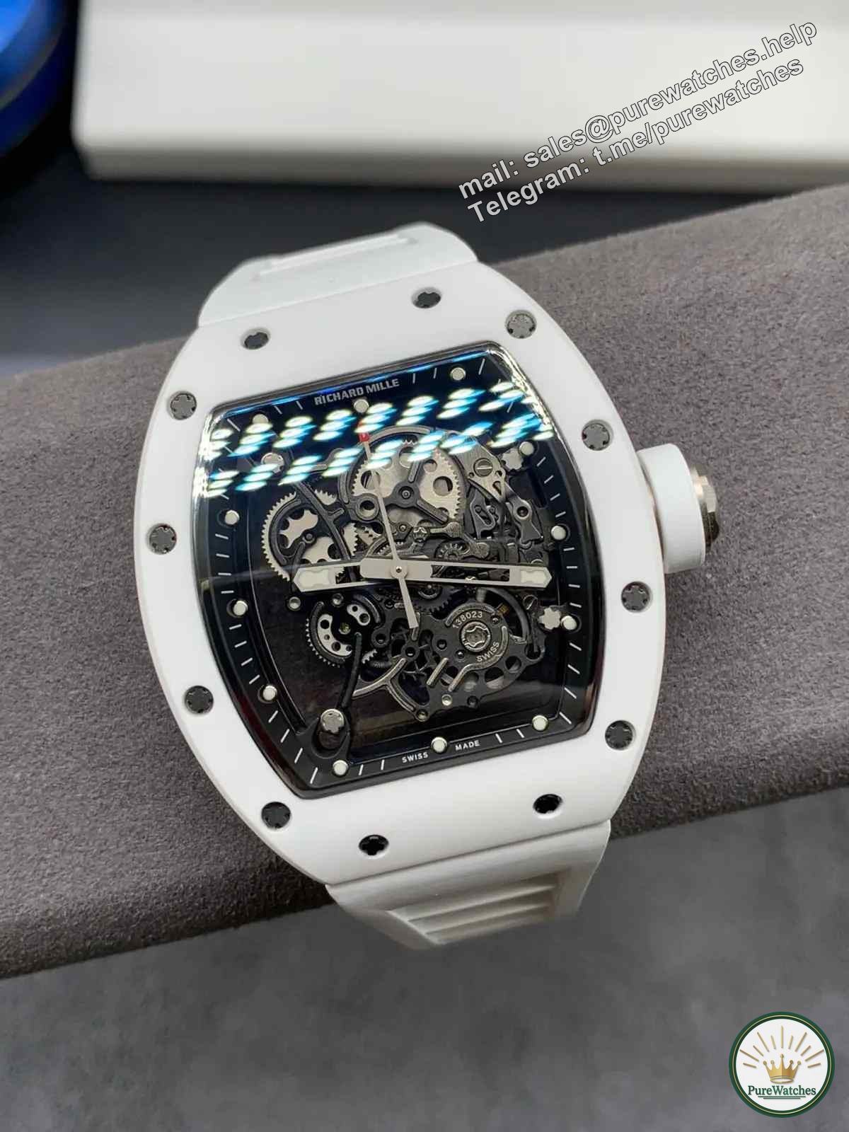 Is the BBR Richard Mille RM055 white ceramic replica watch worth buying? (In-depth review)
