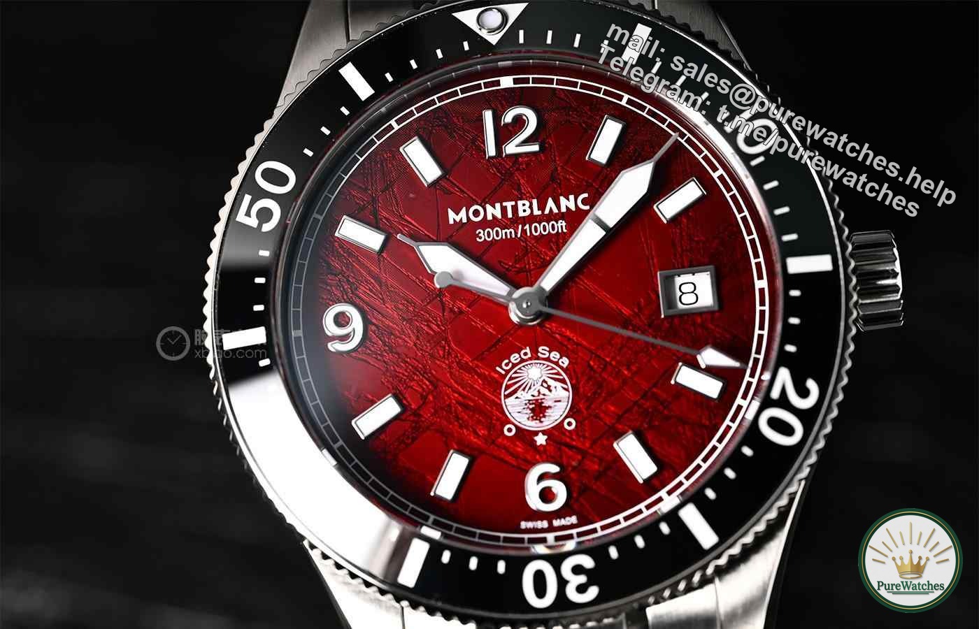 Montblanc launches new Glacier series burgundy red special diving watch. Is it worth buying?
