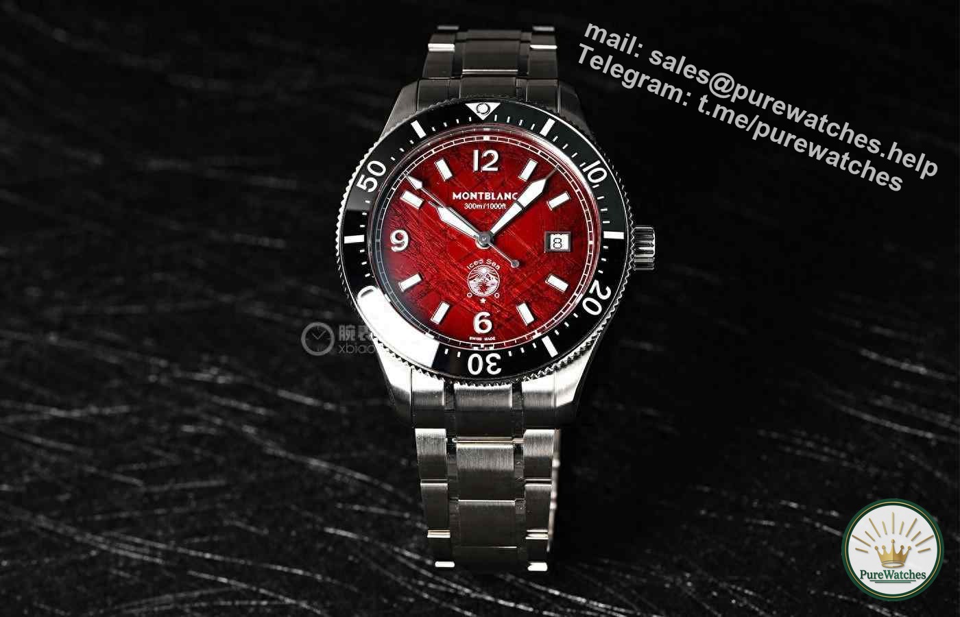 Montblanc launches new Glacier series burgundy red special diving watch. Is it worth buying?