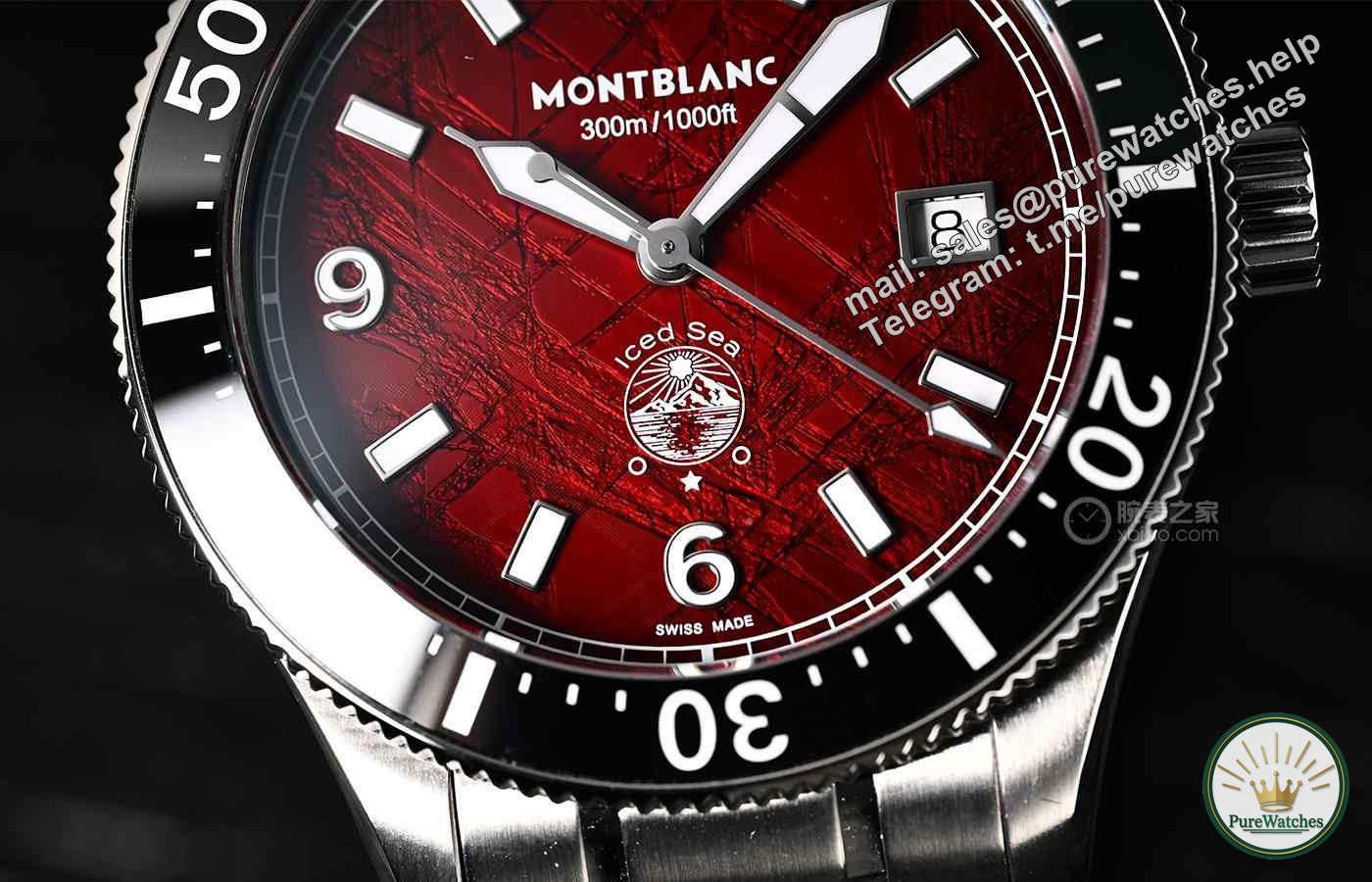 Montblanc launches new Glacier series burgundy red special diving watch. Is it worth buying?