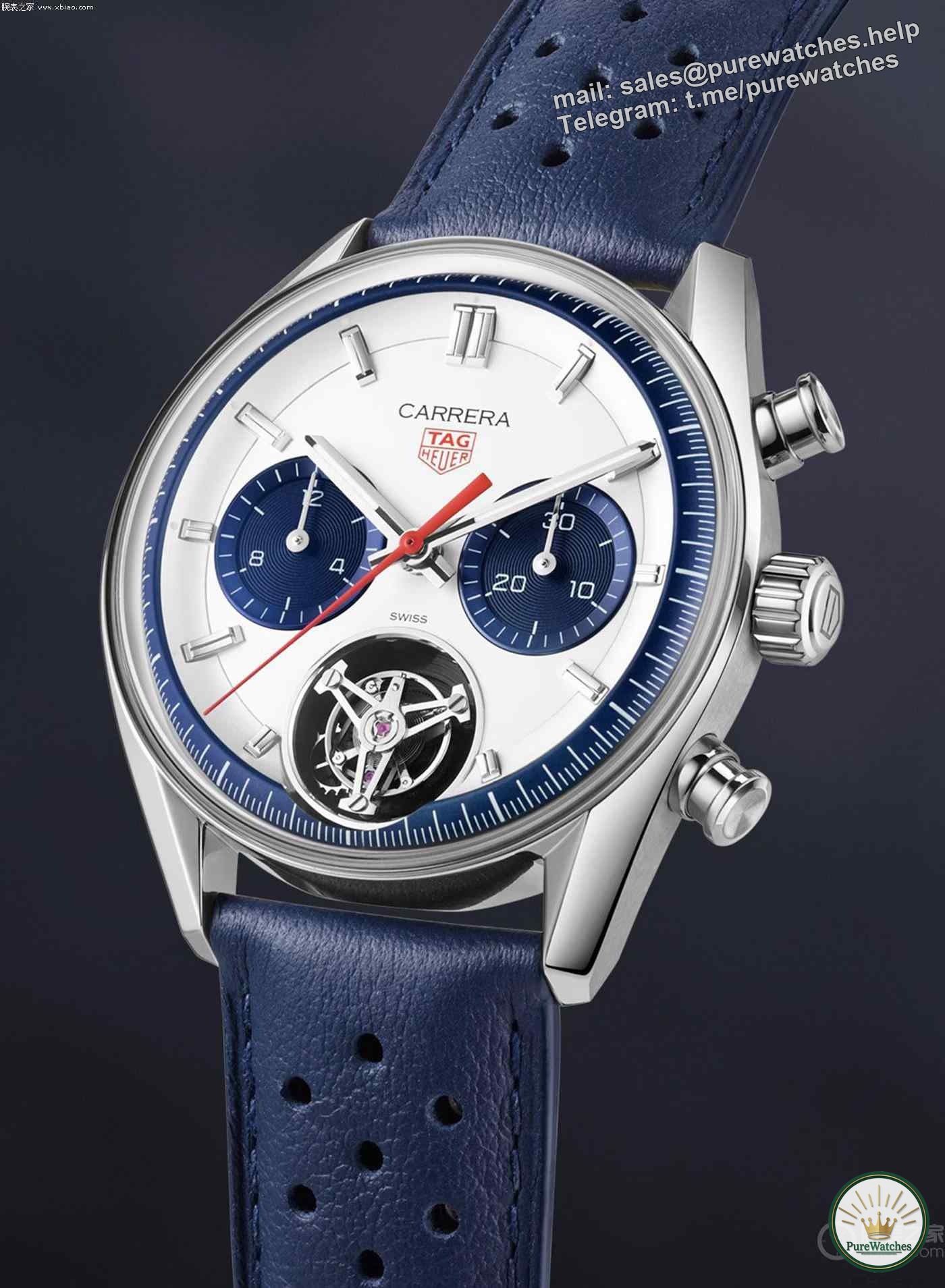 TAG Heuer Carrera series releases new tourbillon chronograph watch for the 60th anniversary, with a public price of T200,000
