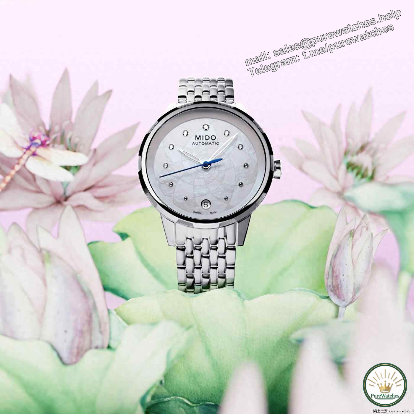 Swiss Mido Rainflower series long kinetic energy watch review, public price 8,900 yuan